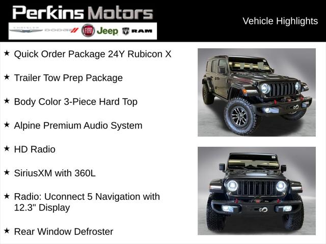 2026 Jeep Wrangler WRANGLER 4-DOOR RUBICON X