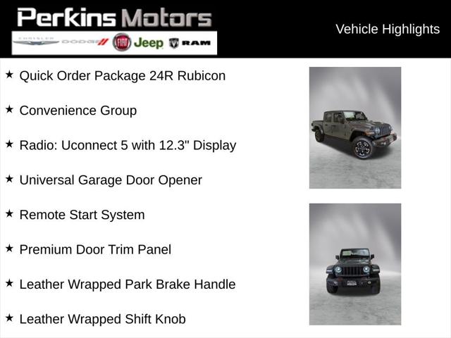 2026 Jeep Gladiator GLADIATOR RUBICON 4X4