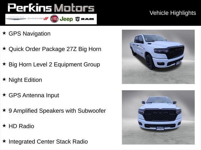 2026 RAM Ram 1500 RAM 1500 BIG HORN CREW CAB 4X4 57 BOX