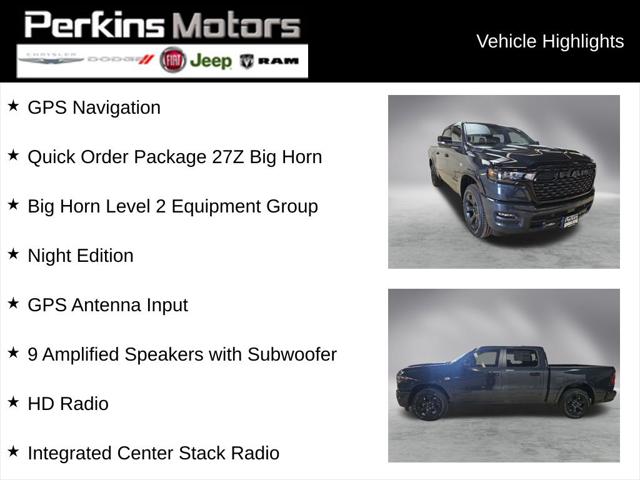 2026 RAM Ram 1500 RAM 1500 BIG HORN CREW CAB 4X4 57 BOX