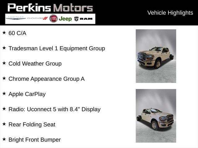 2026 RAM Ram 3500 Chassis Cab RAM 3500 TRADESMAN CREW CAB CHASSIS 4X4 60 CA