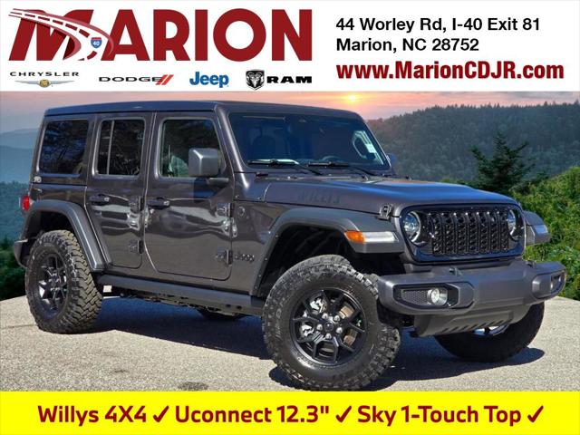 2026 Jeep Wrangler WRANGLER 4-DOOR WILLYS 2026 Jeep Wrangler WRANGLER 4-DOOR WILLYS