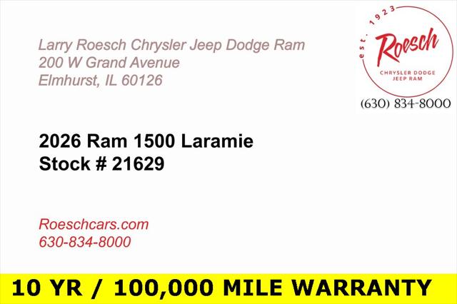 2026 RAM Ram 1500 RAM 1500 LARAMIE CREW CAB 4X4 57 BOX 2026 RAM Ram 1500 RAM 1500 LARAMIE CREW CAB 4X4 57 BOX