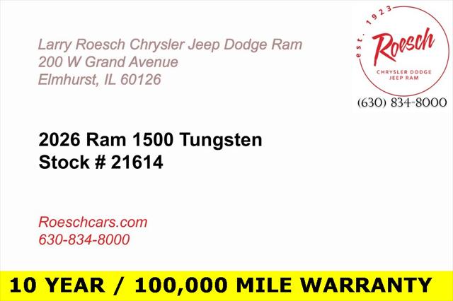 2026 RAM Ram 1500 RAM 1500 TUNGSTEN CREW CAB 4X4 2026 RAM Ram 1500 RAM 1500 TUNGSTEN CREW CAB 4X4