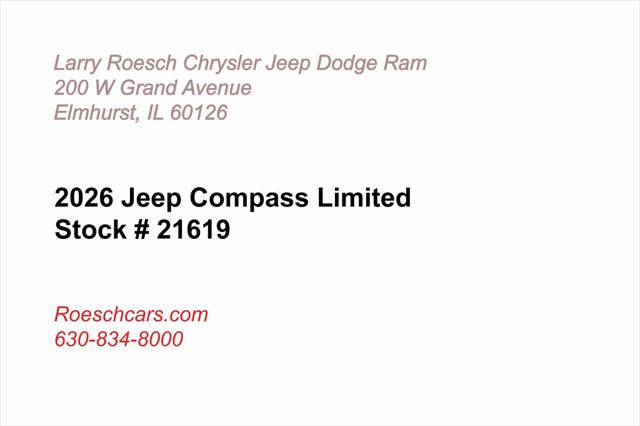 2026 Jeep Compass COMPASS LIMITED ALTITUDE 4X4 2026 Jeep Compass COMPASS LIMITED ALTITUDE 4X4