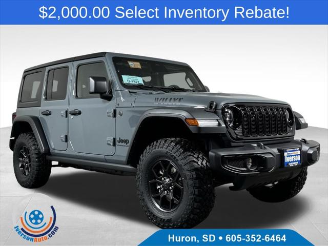 2026 Jeep Wrangler WRANGLER 4-DOOR WILLYS 2026 Jeep Wrangler WRANGLER 4-DOOR WILLYS