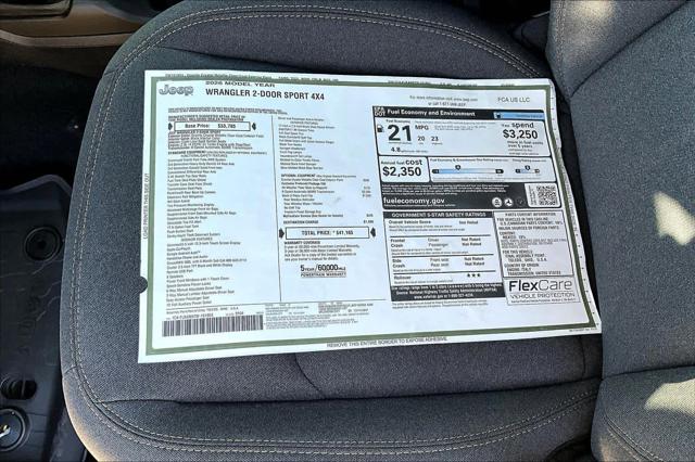 2026 Jeep Wrangler Sport