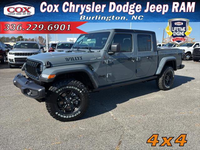 2026 Jeep Gladiator GLADIATOR WILLYS 4X4 2026 Jeep Gladiator GLADIATOR WILLYS 4X4