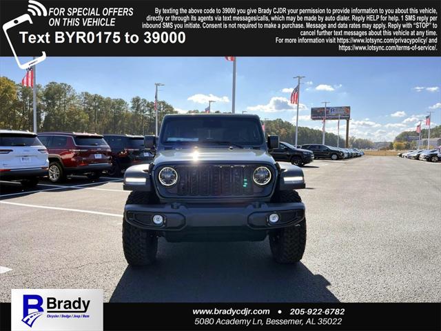 2026 Jeep Wrangler WRANGLER 4-DOOR WILLYS 2026 Jeep Wrangler WRANGLER 4-DOOR WILLYS