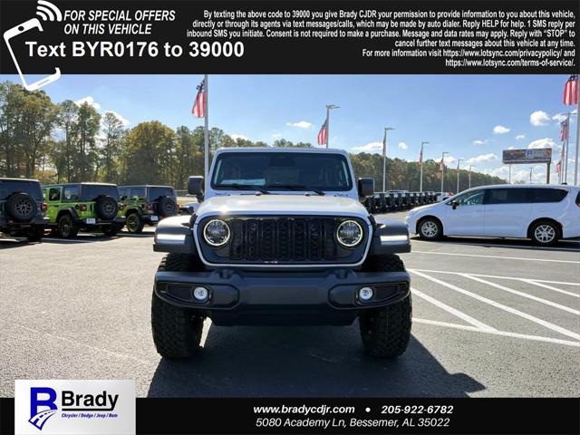 2026 Jeep Wrangler WRANGLER 4-DOOR WILLYS 2026 Jeep Wrangler WRANGLER 4-DOOR WILLYS