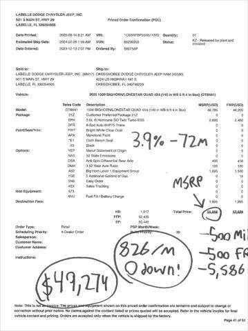 2025 RAM Ram 1500 RAM 1500 BIG HORN QUAD CAB 4X4 64 BOX 2025 RAM Ram 1500 RAM 1500 BIG HORN QUAD CAB 4X4 64 BOX