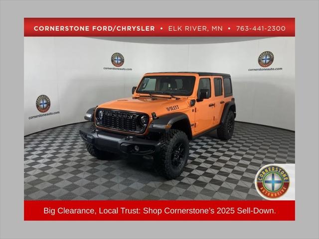 2025 Jeep Wrangler 4xe WRANGLER 4-DOOR WILLYS 4xe
