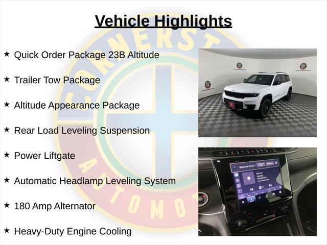 2025 Jeep Grand Cherokee GRAND CHEROKEE L ALTITUDE 4X4 2025 Jeep Grand Cherokee GRAND CHEROKEE L ALTITUDE 4X4