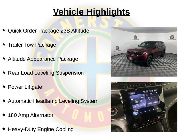 2025 Jeep Grand Cherokee GRAND CHEROKEE L ALTITUDE 4X4 2025 Jeep Grand Cherokee GRAND CHEROKEE L ALTITUDE 4X4