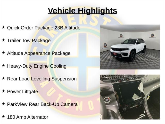 2025 Jeep Grand Cherokee GRAND CHEROKEE ALTITUDE 4X4 2025 Jeep Grand Cherokee GRAND CHEROKEE ALTITUDE 4X4