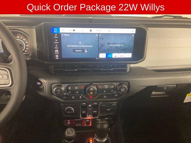 2025 Jeep Wrangler WRANGLER 4-DOOR WILLYS 2025 Jeep Wrangler WRANGLER 4-DOOR WILLYS