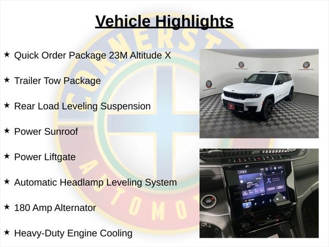 2025 Jeep Grand Cherokee GRAND CHEROKEE L ALTITUDE X 4X4 2025 Jeep Grand Cherokee GRAND CHEROKEE L ALTITUDE X 4X4