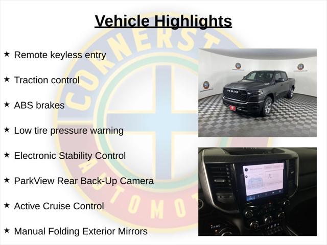 2026 RAM Ram 1500 RAM 1500 BIG HORN CREW CAB 4X4 57 BOX 2026 RAM Ram 1500 RAM 1500 BIG HORN CREW CAB 4X4 57 BOX