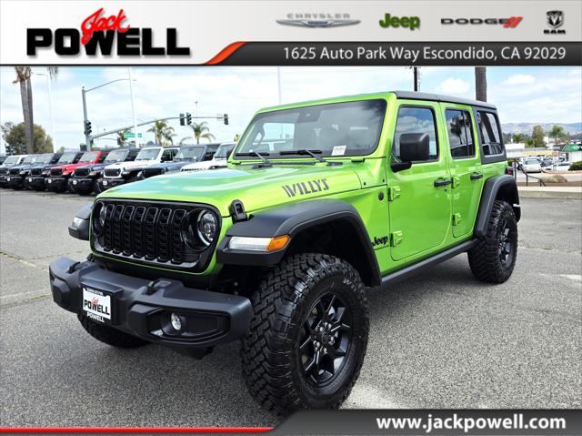 2025 Jeep Wrangler WRANGLER 4-DOOR WILLYS 2025 Jeep Wrangler WRANGLER 4-DOOR WILLYS