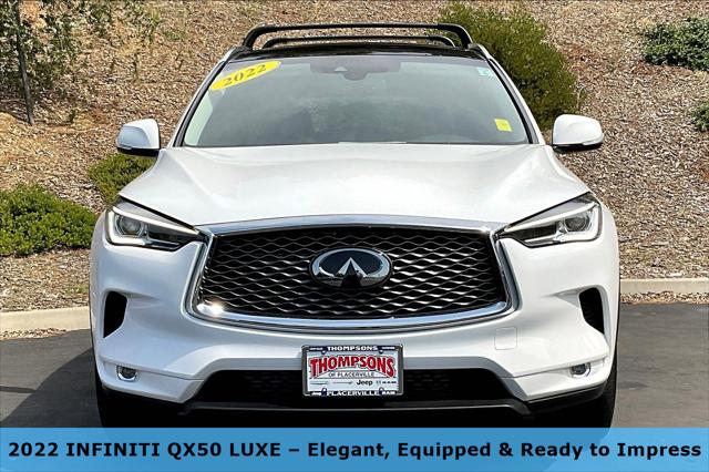 2022 INFINITI QX50 LUXE AWD 2022 INFINITI QX50 LUXE AWD