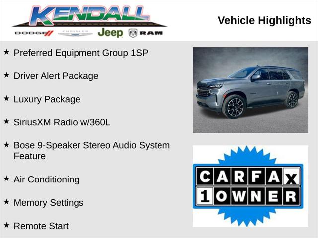 2022 Chevrolet Tahoe 2WD RST 2022 Chevrolet Tahoe 2WD RST