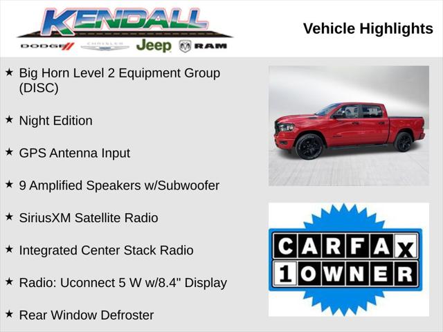 2023 RAM 1500 Big Horn Crew Cab 4x2 57 Box
