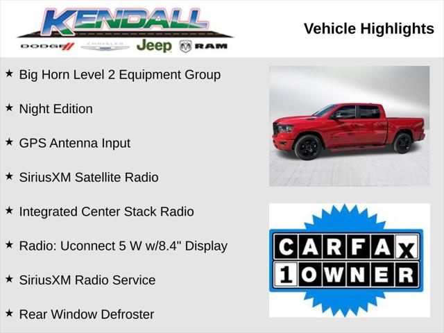 2022 RAM 1500 Big Horn Crew Cab 4x2 57 Box