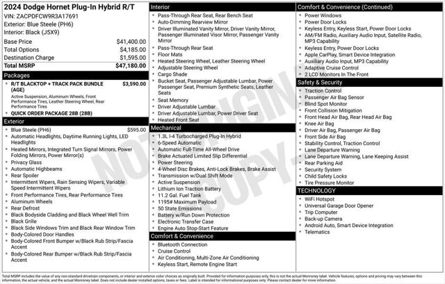 2024 Dodge Hornet R/T EAWD