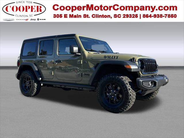 2026 Jeep Wrangler WRANGLER 4-DOOR WILLYS 2026 Jeep Wrangler WRANGLER 4-DOOR WILLYS
