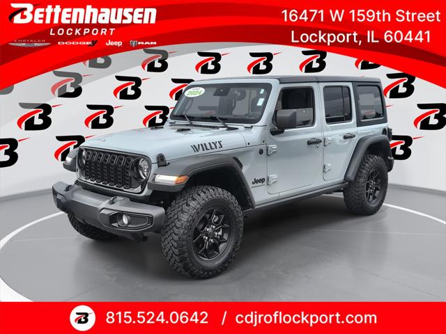 2024 Jeep Wrangler 4-Door Willys 4x4 2024 Jeep Wrangler 4-Door Willys 4x4
