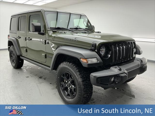 2021 Jeep Wrangler Unlimited Willys Sport 4x4 2021 Jeep Wrangler Unlimited Willys Sport 4x4