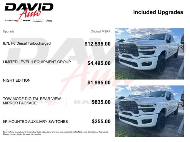 2025 RAM Ram 3500 RAM 3500 LIMITED CREW CAB 4X4 64 BOX 2025 RAM Ram 3500 RAM 3500 LIMITED CREW CAB 4X4 64 BOX