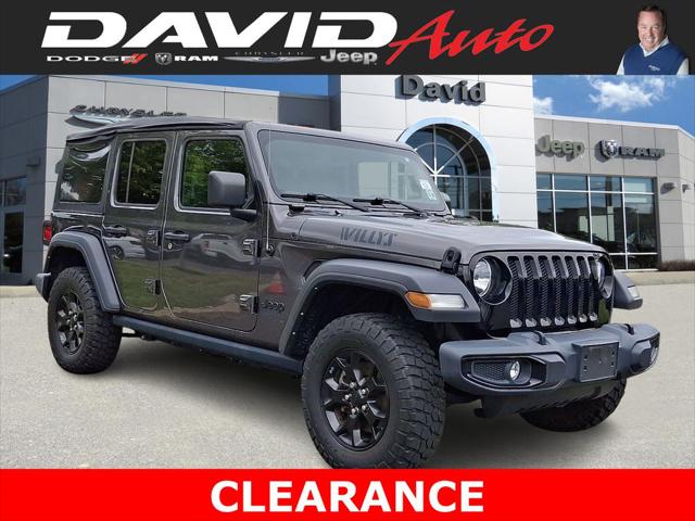 2021 Jeep Wrangler Unlimited Willys Sport 4x4 2021 Jeep Wrangler Unlimited Willys Sport 4x4