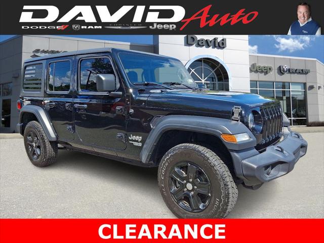 2020 Jeep Wrangler Unlimited Sport S 4X4 2020 Jeep Wrangler Unlimited Sport S 4X4