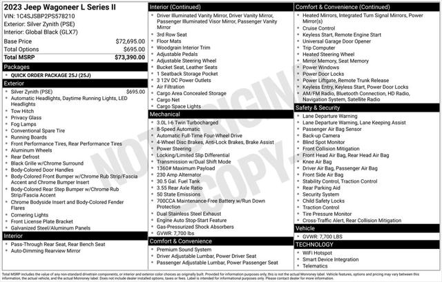 2023 Wagoneer Wagoneer L Series II 4x4 2023 Wagoneer Wagoneer L Series II 4x4