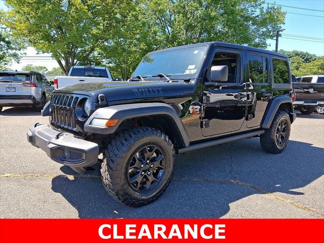 2021 Jeep Wrangler Unlimited Willys 4x4 2021 Jeep Wrangler Unlimited Willys 4x4