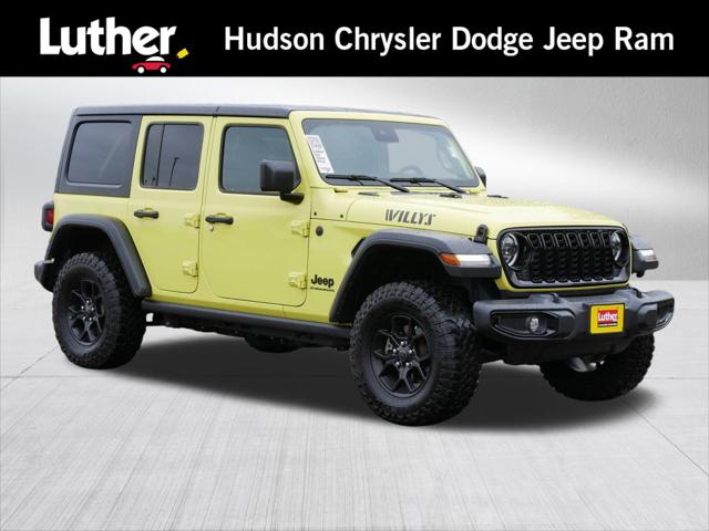 2024 Jeep Wrangler 4-Door Willys 4x4 2024 Jeep Wrangler 4-Door Willys 4x4