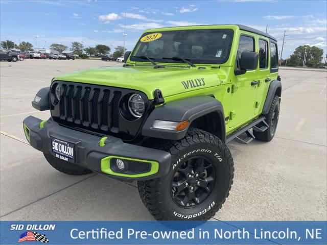 2021 Jeep Wrangler Unlimited Willys 4x4 2021 Jeep Wrangler Unlimited Willys 4x4