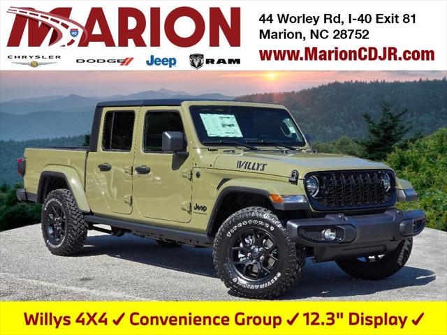 2025 Jeep Gladiator GLADIATOR WILLYS 4X4 2025 Jeep Gladiator GLADIATOR WILLYS 4X4
