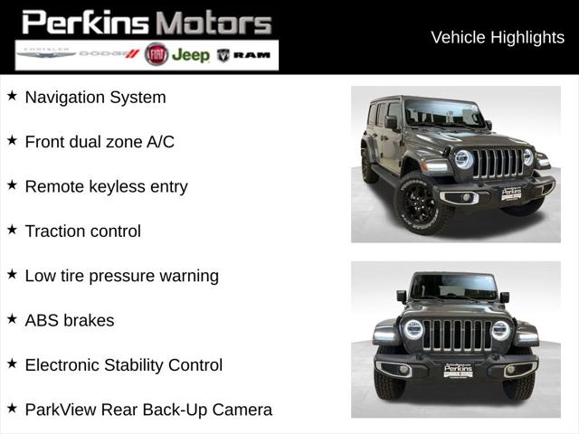 2021 Jeep Wrangler 4xe Unlimited Sahara 4x4 2021 Jeep Wrangler 4xe Unlimited Sahara 4x4
