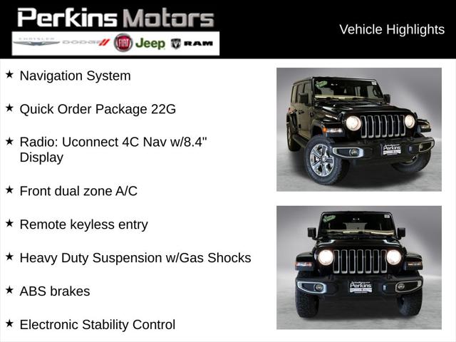 2022 Jeep Wrangler Unlimited Sahara 4x4 2022 Jeep Wrangler Unlimited Sahara 4x4