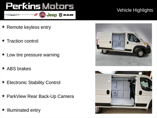 2026 RAM Ram ProMaster RAM PROMASTER 2500 TRADESMAN CARGO VAN LOW ROOF 136 WB