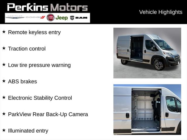 2025 RAM Ram ProMaster RAM PROMASTER 1500 SLT+ CARGO VAN HIGH ROOF 136 WB 2025 RAM Ram ProMaster RAM PROMASTER 1500 SLT+ CARGO VAN HIGH ROOF 136 WB