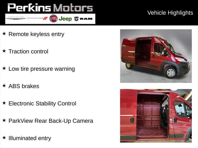 2025 RAM Ram ProMaster RAM PROMASTER 1500 SLT CARGO VAN HIGH ROOF 136 WB 2025 RAM Ram ProMaster RAM PROMASTER 1500 SLT CARGO VAN HIGH ROOF 136 WB