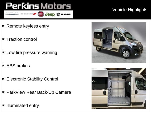 2025 RAM Ram ProMaster RAM PROMASTER 1500 SLT CARGO VAN HIGH ROOF 136 WB