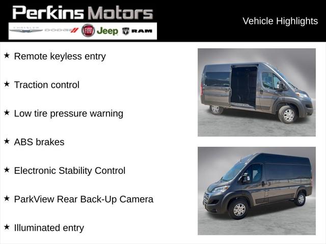 2025 RAM Ram ProMaster RAM PROMASTER 1500 SLT CARGO VAN HIGH ROOF 136 WB