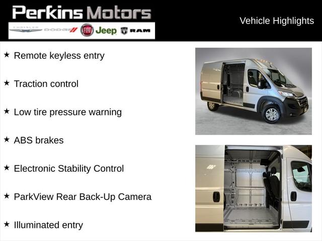 2025 RAM Ram ProMaster RAM PROMASTER 1500 SLT CARGO VAN HIGH ROOF 136 WB
