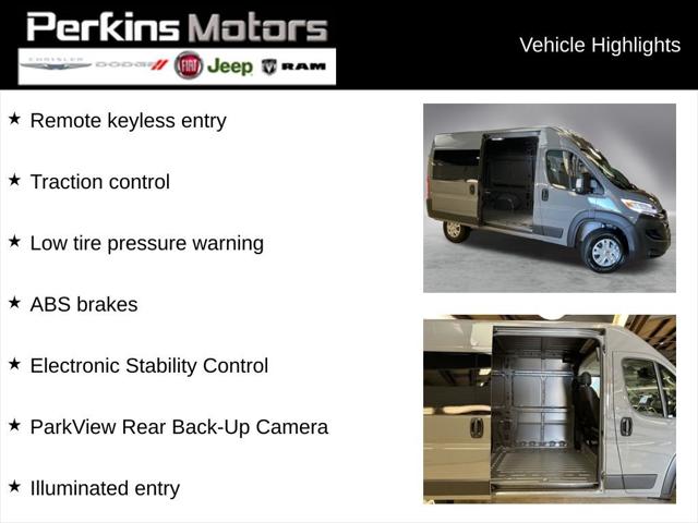 2025 RAM Ram ProMaster RAM PROMASTER 1500 SLT CARGO VAN HIGH ROOF 136 WB
