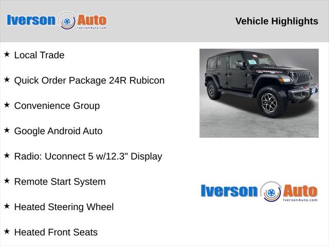 2024 Jeep Wrangler 4-Door Rubicon 4x4 2024 Jeep Wrangler 4-Door Rubicon 4x4