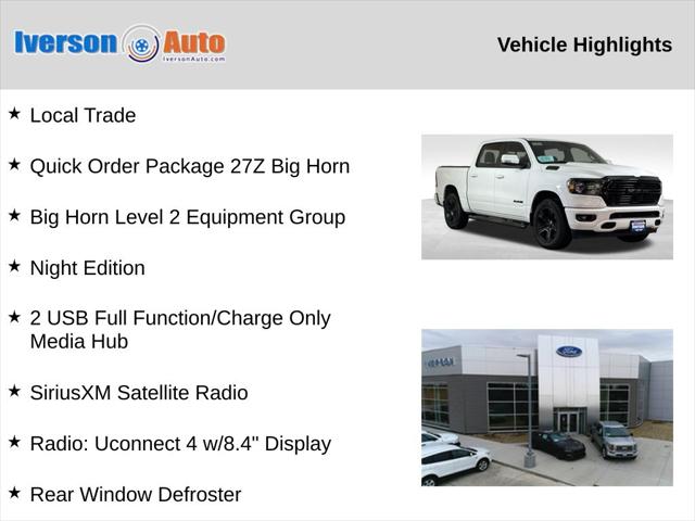 2020 RAM 1500 Big Horn Crew Cab 4x4 57 Box 2020 RAM 1500 Big Horn Crew Cab 4x4 57 Box